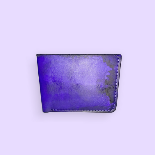 Purple Matthew Bi-Fold Wallet