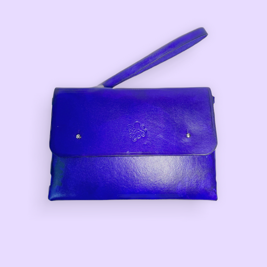 Purple Nicole Clutch Handbag