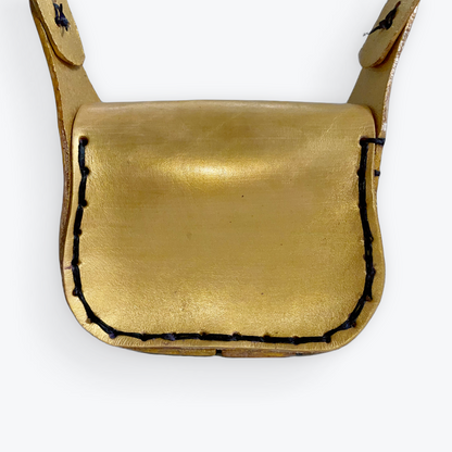 Gold Hannah Mini Shoulder Bag