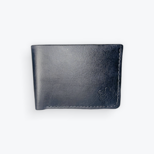 Jet Black Matthew Bi-Fold Wallet