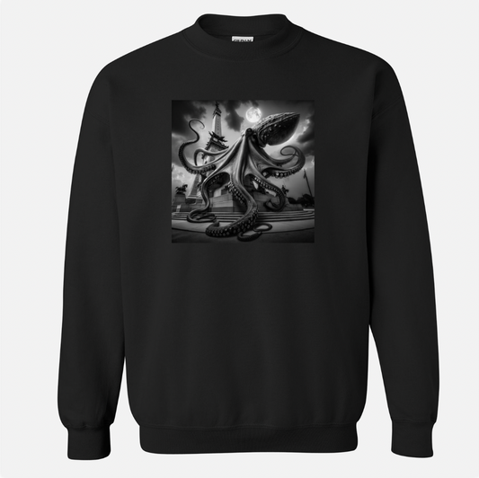 Kraken Black Crewneck Sweatshirt